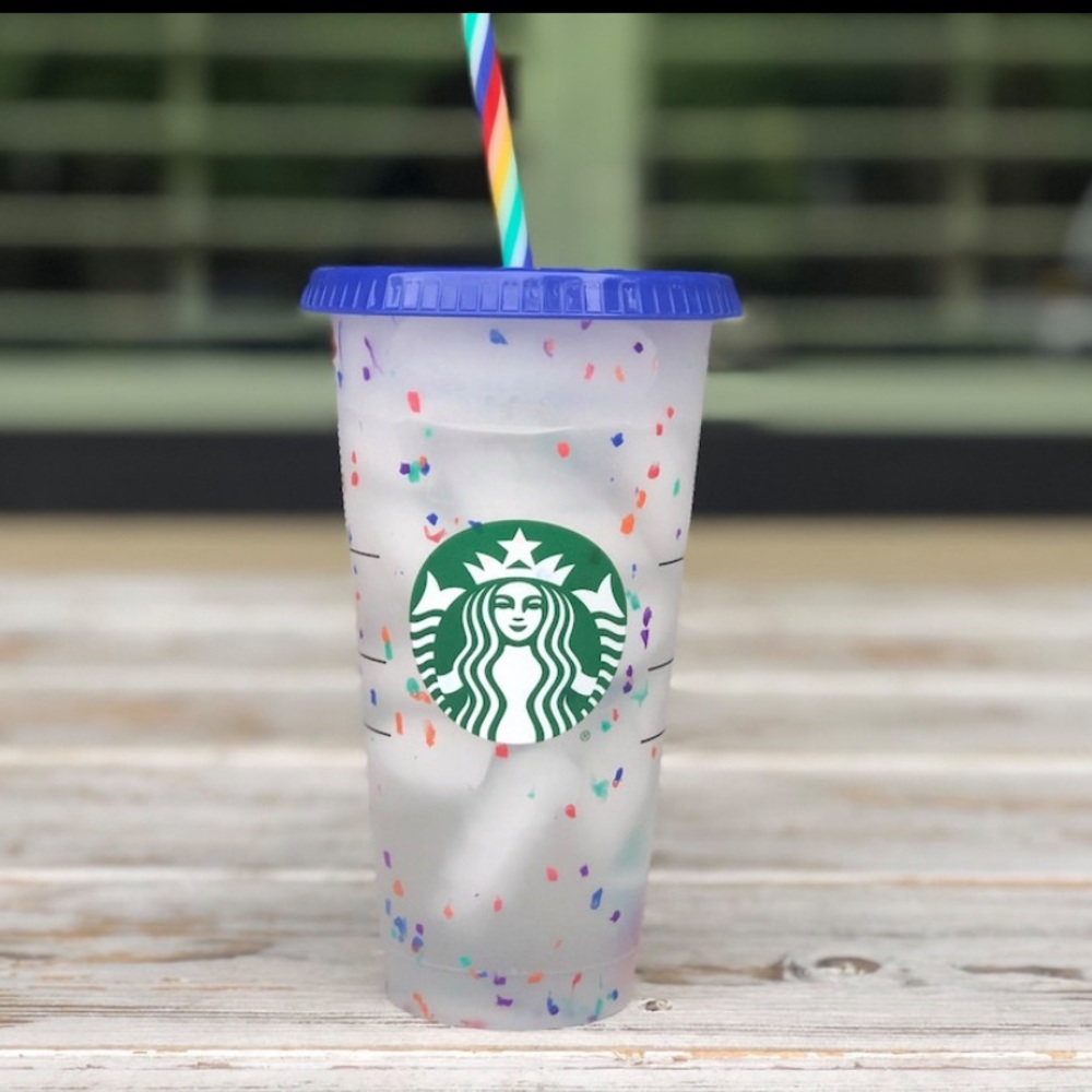 Starbucks Color Changing Confetti Cup